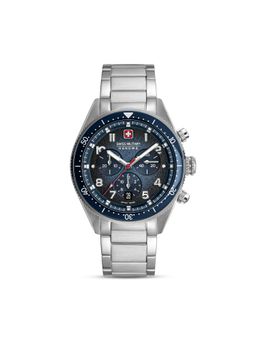 Swiss Military Hanowa - NAVALUS PRO CHRONO Round Navy Blue Dial Quartz Watch For Men -SMWGI0003804 (M)