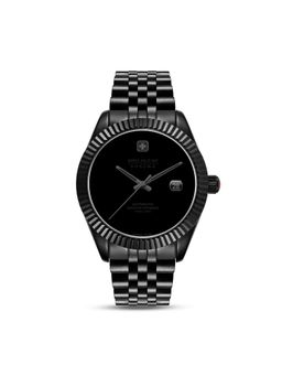 Swiss Military Hanowa - DARK NIGHT Round Musou Black Dial Automatic Watch For Men -SMWGL0005530 (M)