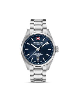 Swiss Military Hanowa - MAJESTIC PIONEER Round Blue Dial Automatic Watch For Men -SMWGL0006202 (M)