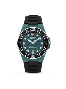 Swiss Military Hanowa - Round Teal Dial Quartz Watch For Men -SMWGN0001185 (M)