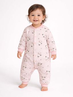 Little Surprise Box - Cream Bunny Full Sleeves Romper