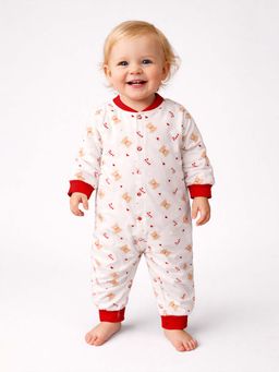 Little Surprise Box - Cream Candy Full Sleeves Romper