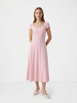 Cover Story - Women Pink Maria Pink Dress