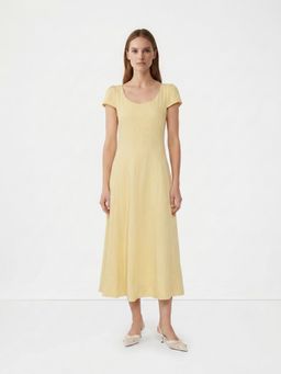 Cover Story - Women Green Tamy Lime Green Dress