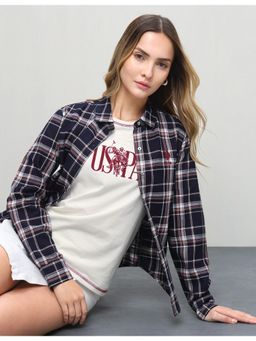 U.S. POLO ASSN. - Women White Casual Regular Fit T-shirt