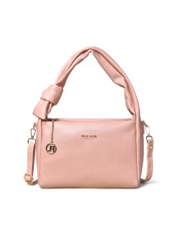 Pelle Luxur - Womens New York Pink Sling Bag with Detachable Strap