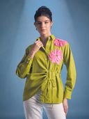 Green color option, Sold out, Currently selected