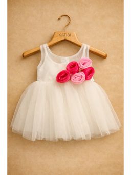 Katibi Kids - Rosette Bloom Tulle Dress