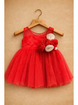 Katibi Kids - Rosette Bloom Tulle Dress
