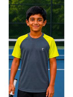 TRAINIKS - Volt Grey Performance T-Shirt