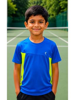 TRAINIKS - Electric Blue Performance T-Shirt
