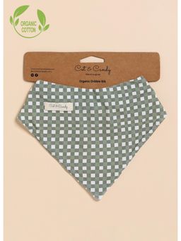 Bibs - Cot and Candy Green Organic Cotton Mineral Gingham Bib