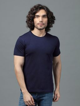 The Souled Store - Original Solids- Navy Blue T-shirts In Navy Blue