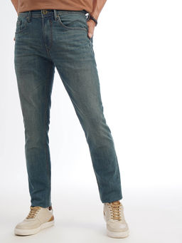 JadeBlue - Slim Fit Blue Washed Cotton Blend Jeans