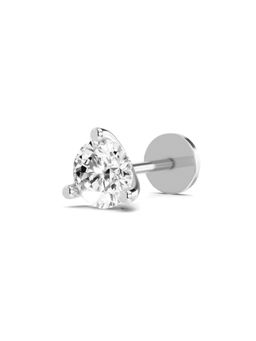 Sparkles - Solitaire Lab Grown Diamonds Nosepin For Women 0.5 Ct 14Kt White Gold