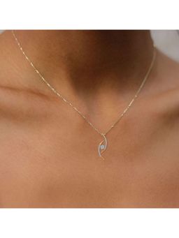 Sparkles - Cluster Lab Grown Diamonds Pendant for Women 0.2 Ct 14Kt Yellow Gold