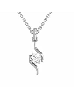 Sparkles - Solitaire Lab Grown Diamonds Pendant for Women 0.75 Ct 14Kt White Gold