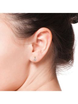 Sparkles - Triani Cluster Fancy Lab Grown Diamonds Earrings 0.14 Ct 14Kt Rose Gold