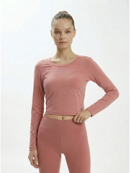 Cardio Bunny - Women's Full Sleeve Round Neck Active Gym T-Shirt