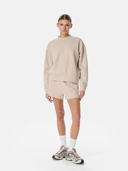 Cardio Bunny - Women Relaxed Fit High Neck Sweatshirt