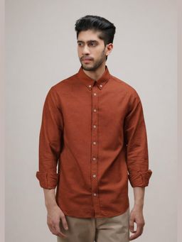CLUBHAVANA - Coast Linen Rust Shirt