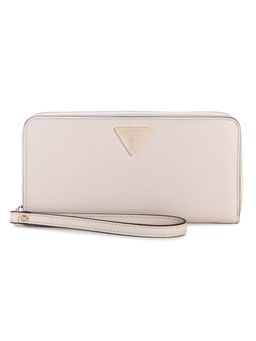 Guess - Women Beige Lucci Zip-Around Wallet
