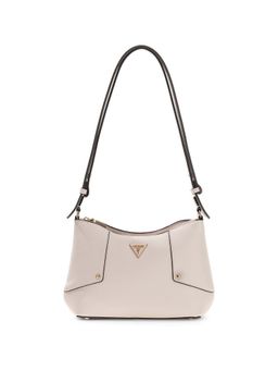 Guess - Women Off White Solid Darcy Shoulder Bag