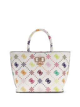 Guess - Women Multi-Color Printed Emelie Logo Tote Bag with Detachable Strap