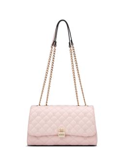Guess - Women Pink Quilted Ramona Shoulder Bag