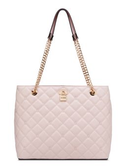 Guess - Women Pink Quilted Ramona Shoulder Bag