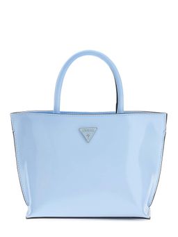Guess - Women Blue Solid Arnela Handbag with Detachable Strap