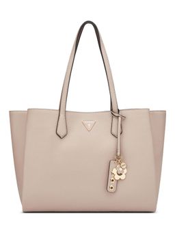 Guess - Women Beige Solid Griffin Tote Bag