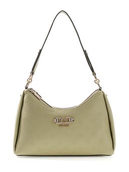 Guess - Women Olive Textured Logo Anise Shoulder Bag