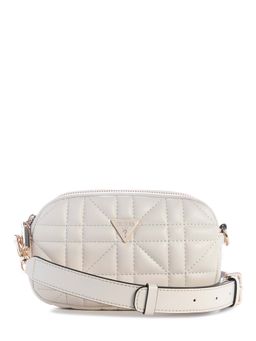 Guess - Women Off White Quilted Edita Shoulder Bag