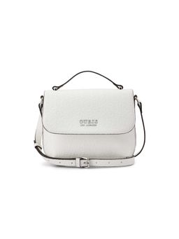 Guess - Women White Textured Spring Hill Handbag