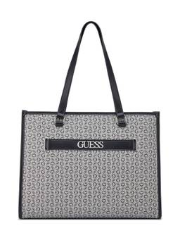 Guess - Women Grey Printed Sofia Tote Bag