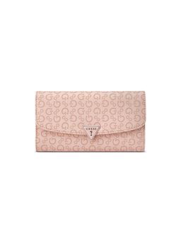 Guess - Women Peach Viviette Tri-Fold Wallet