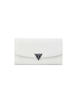 Guess - Women White Viviette Tri-Fold Wallet
