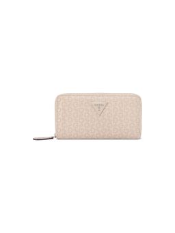 Guess - Women Beige Viviette Zip-Around Wallet