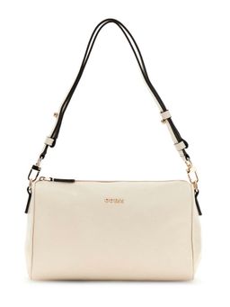 Guess - Women Cream Solid Kassie Shoulder Bag