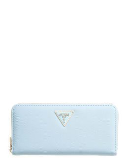 Guess - Women Blue Laurel Zip-Around Wallet