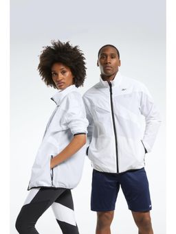 Reebok - Unisex White Ts Solid Track Jacket
