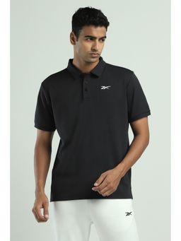 Reebok - Mens Black Polo T-Shirt