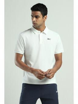 Reebok - Mens White Polo T-Shirt