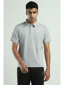 Reebok - Mens Grey Polo T-Shirt