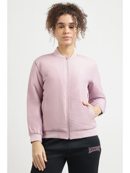 Reebok - Womens Solid Pink Jacket