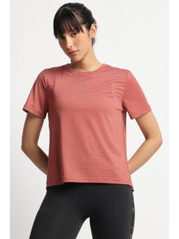 Reebok - Womens Stripes Red T-Shirt