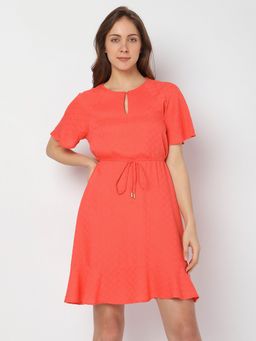 VERO MODA - Women Casual Orange Dress (Set of 2)