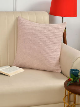 Sashaa World - Waffle Cushion Cover Pink