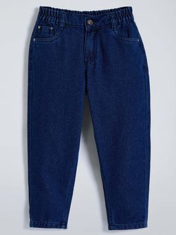 Hopscotch - Blue Solid Jeans